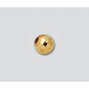 14K Złoty koralik, kula lustrzna