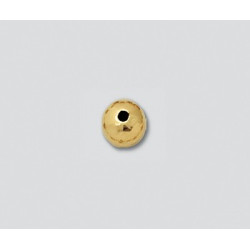 14K Złoty koralik - spodek, błyszczący