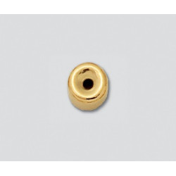 14K Złoty krążek, błyszczący