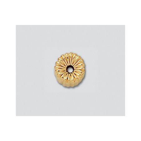 14K Złoty krążek, falisty