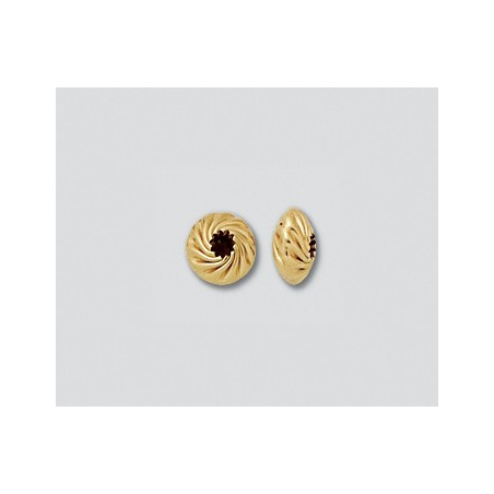 14K Złoty krążek, kręcony