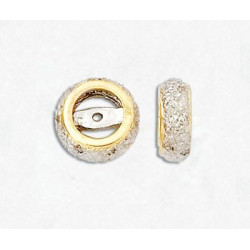 14K Złoty krążek, koło z diamentami