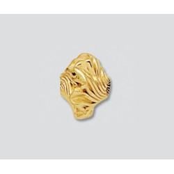 14K Złoty koralik, fantazyjny, czosnek