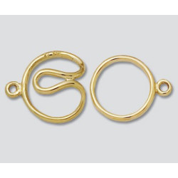 14K Złote zapięcie splatające 13.3x12mm