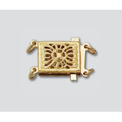 14K Złote zapięcie - fantazyjne 10.5x7.5mm