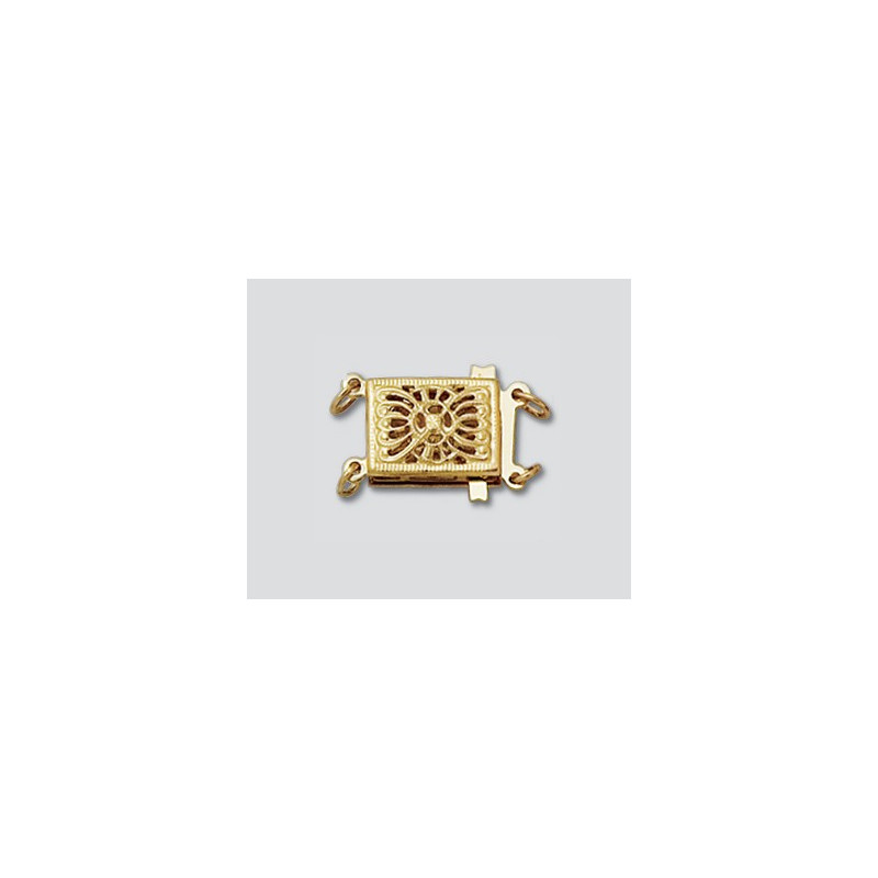 14K Złote zapięcie - fantazyjne 10.5x7.5mm