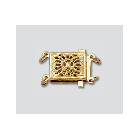 14K Złote zapięcie - fantazyjne 10.5x7.5mm