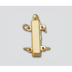 14K Złote zapięcie - belka 3.5x14mm