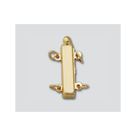 14K Złote zapięcie - belka 3.5x14mm