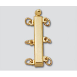 14K Złote zapięcie  Bayonette 3.65x18.5mm