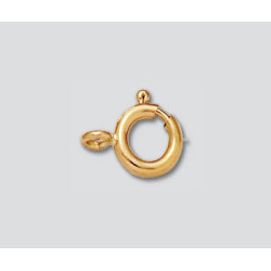 14K Złote kółko otwierane ze sprężynką