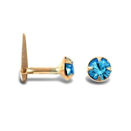Kolczyk do nosa  3.07 mm z kamieniem
