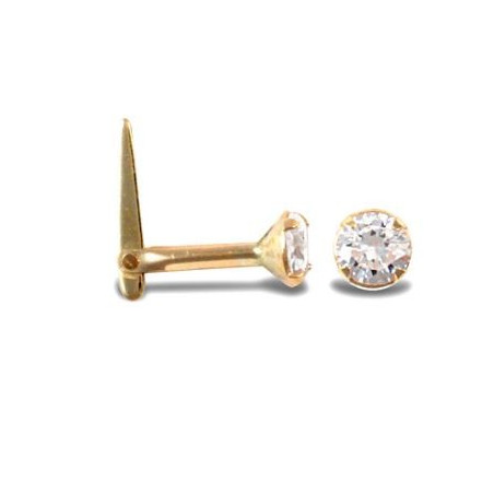 Kolczyk do nosa  3.07 mm z kamieniem