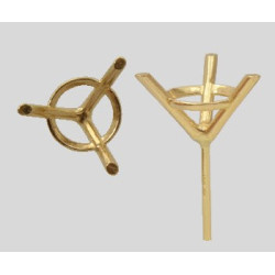 14K Złota głowica kolczyka