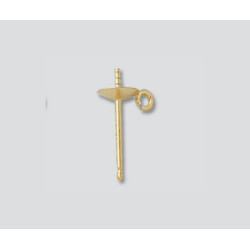 14K Złoty pin z oczkiem