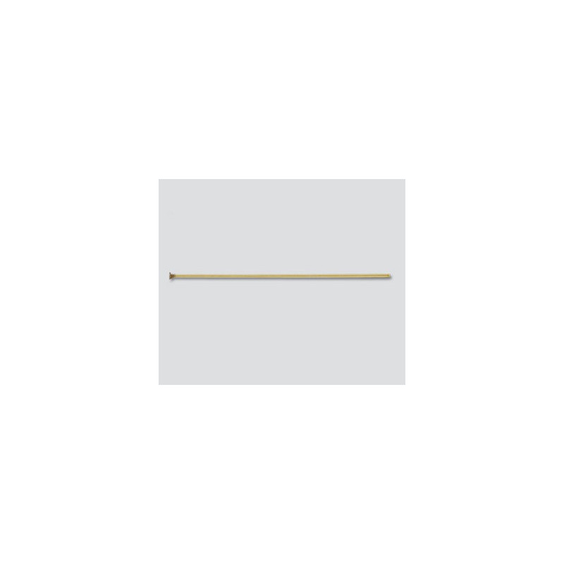 14K Złoty pin z główką 22GA 1 1/2 inch