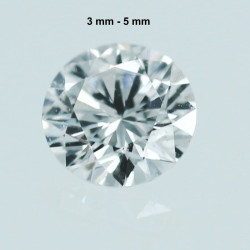 Diamenty 3 mm - 5 mm
