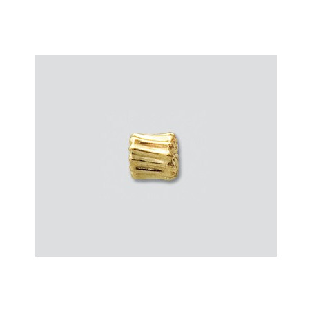Złota rurka kręcona 4 x 6.5 mm
