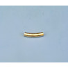 14/20 Złota rurka zakrzywiona ze wzorem 4 X 20 mm