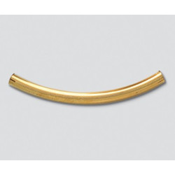 14/20 Złota rurka zakrzywiona 3x40mm