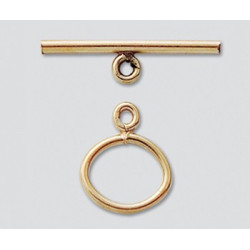 14/20 Złota sprzączka owal 11.5x11mm
