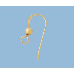 14/20 Złoty haczyk z 3mm kulką 17.35mm