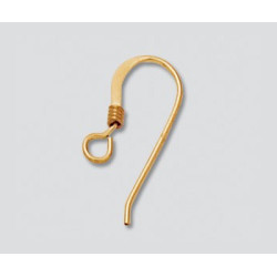 14/20 Złoty haczyk z zawijaną cewką 17.5mm