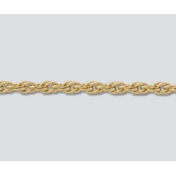 14/20K Złoty łańcuszek, lina