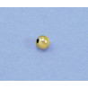 14k Złoty koralik, błyszczący 4mm duży otwór