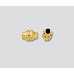 14K Złoty koralik, stożkowy 6x4mm