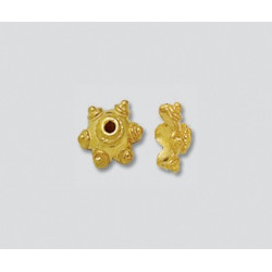 14K Złoty koralik, kielich 6.5mm