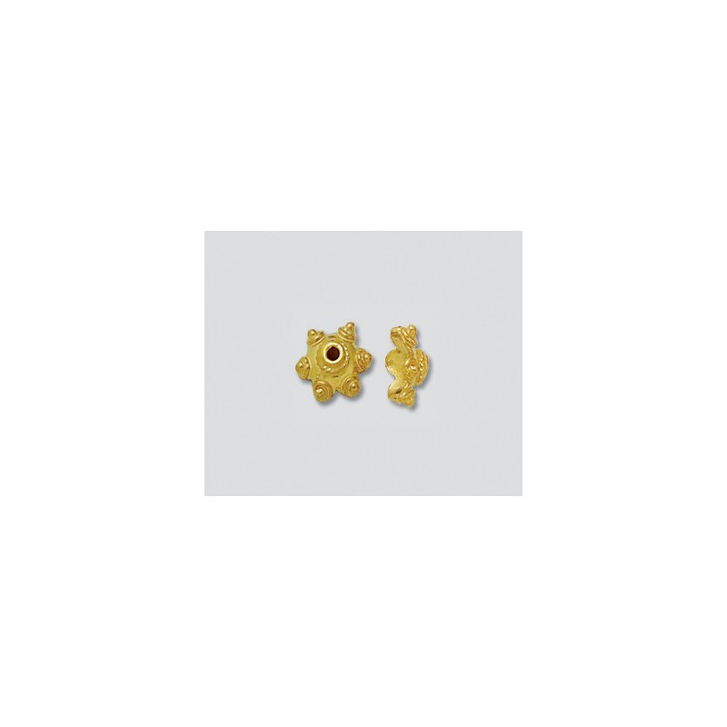 14K Złoty koralik, kielich 6.5mm