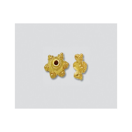 14K Złoty koralik, kielich 6.5mm