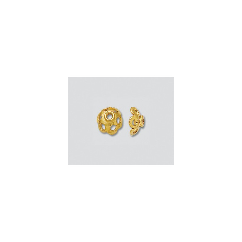 14K Złoty koralik, kielich 7.5mm