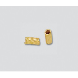 14K Złota sprężynka, koralik 3x5.5mm