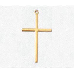 14K Złoty krzyżyk 17x28 mm z kółeczkiem