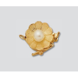14K Złota zapinka z perłą 11mm