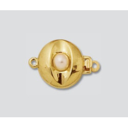 14K Złota zapinka z perłą 11mm