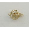14K Złote zapięcie, kulka filigranowa 10mm