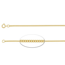 14/20 Złoty łańcuszek 1.6mm kręgi