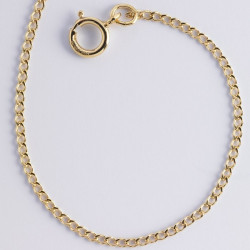 14/20 Złoty łańcuszek, płaskie kręgi