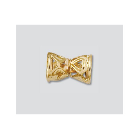 14K Złote zapięcie, stożek 12.5x7.5mm