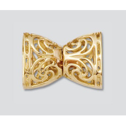 14K Złote zapięcie, stożek 18.85x13.35mm