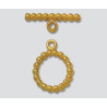 14K Złoty łącznik, zapięcie, koraliki 12mm
