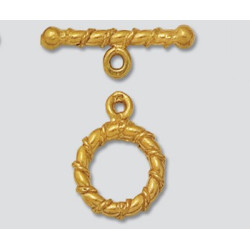 14K Złoty łącznik, zapięcie, skręcany 14mm