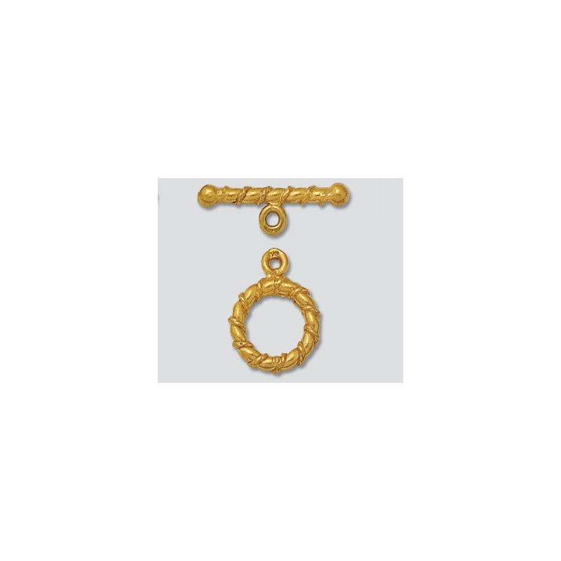 14K Złoty łącznik, zapięcie, skręcany 14mm