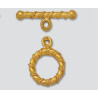 14K Złoty łącznik, zapięcie, skręcany 14mm