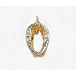 14K Złote element na perły 8mm