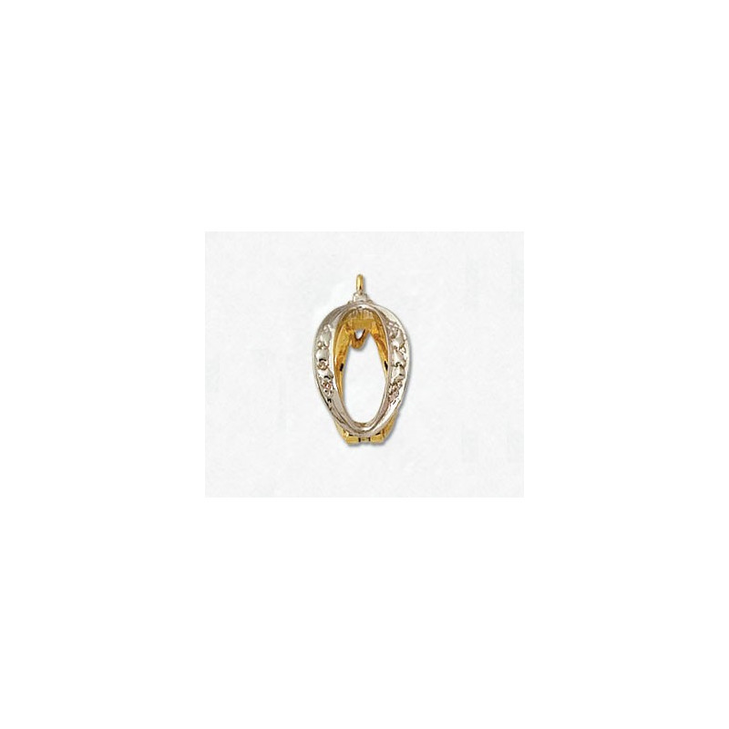 14K Złote element na perły 8mm