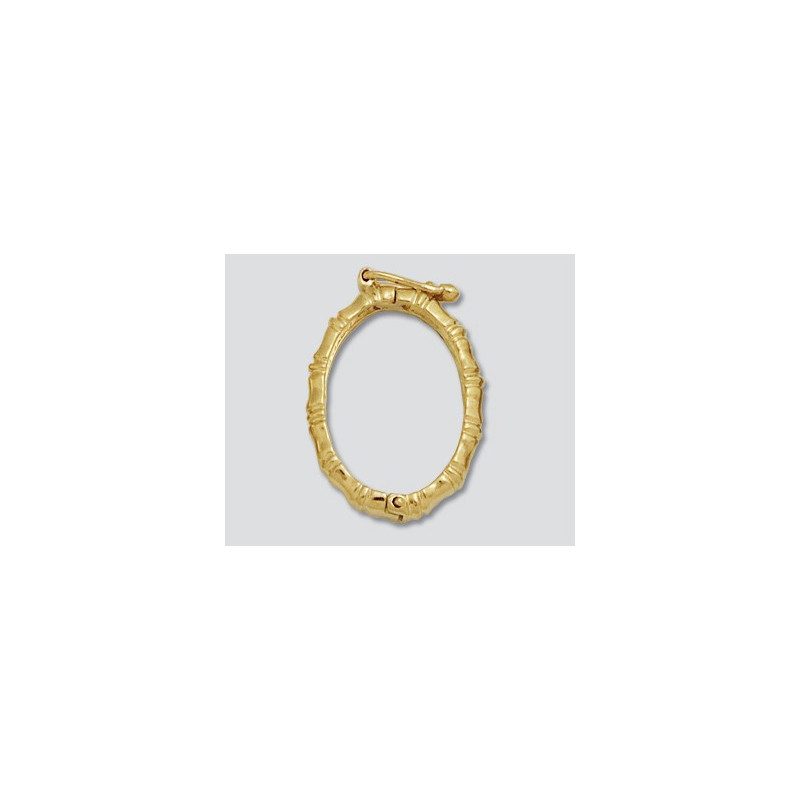 14K Zloty łącznik, mały 15.5x20.5mm